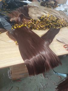 Rambut Sintetis Custom Bulk Silky Bone Straight untuk Kepang Crochet Ekstensi Rambut <span class=keywords><strong>150g</strong></span>/bundel - Product Image 5