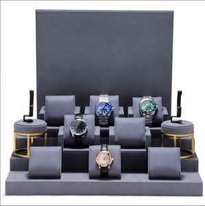 ชั้นวางนาฬิกาหรูระดับไฮเอนด์ชั้นวางนาฬิกาแบบเคาน์เตอร์ที่วางนาฬิกาชั้นวางหมอนน้ำหนักเบาถาดเก็บของสำหรับใส่เครื่องประดับ - Product Image 5