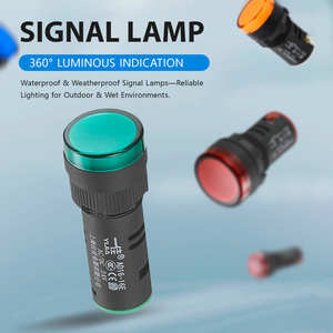 AD16-16E 16 मिमी राउंड हेड सिग्नल इंडिकेटर स्क्रू टर्मिनल वायरिंग लैंप लाइट हाईट मल्टीपल कलर लाइट एलईडी - Product Image 2