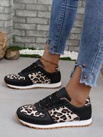 Chaussures de course tendance pour femmes, baskets de sport à bout rond, chaussures décontractées à lacets pour femmes