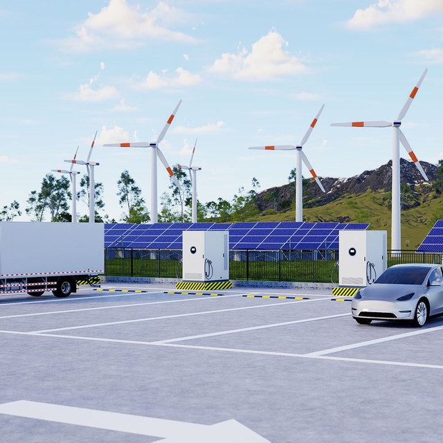 New Hongjiali 261kWh/125kW PV Storage Charging Integrated DC Electric Vehicle Fast Charging Station 200-1000Vdc Peak-Shaving