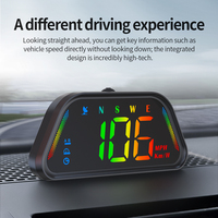 Compteur de vitesse GPS pour voiture WiiYii G23 avec ajustement automatique de la lumière, USB Plug & Play, jauge intelligente - Accessoire de véhicule portable