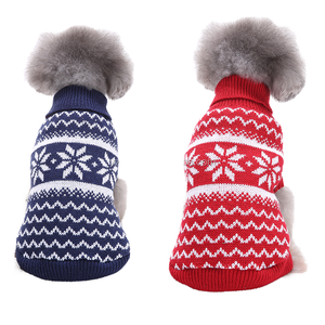 Manteaux et vestes pour chiens en coton et polyester écologiques à carreaux classiques Little Harmony pour l'hiver, tenues de Noël chaudes et confortables, grandes tailles - Product Image 3