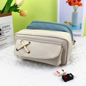 Caja de lápices de cuerda de cáñamo crema personalizada fabricantes estuche de lápices estilo <span class=keywords><strong>Instagram</strong></span> para niños - Product Image 3