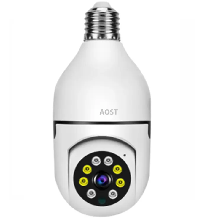 Home Smart Wireless Glühbirne Ip Hd 360-Grad-Überwachung Ptz Security Wifi Cctv-Netzwerk kamera