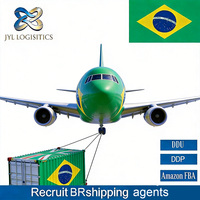 Logistique aérienne vers le Brésil, agent d'expédition porte-à-porte, transitaire, service FBA, livraison, export, consolidation, prix DDP