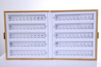 Diamond Selector 90-teilige Tabelle 0, 3-5 Karat Stein größe 4Cs Grade Tools für Ice Crush Cut Zirkonia Lose Edelsteine für Schmuck