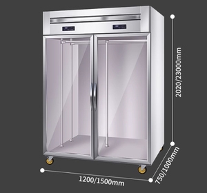 Treo thịt lợn thịt bò thịt cừu đông lạnh hiển thị tủ lạnh treo tủ lạnh thịt với tất cả các ống đồng - Product Image 2