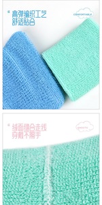 HUALIAN Unisex Terry Cloth algodón banda para el sudor personalizado poliéster deportes pulsera para tenis Yoga protección Flexible - Product Image 4