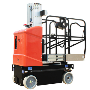 JIALITE Elf-Propelled Single Mast Electric Aluminum Vertical Platform Lift 8M <strong>REES</strong> Driveable One-man Gradeability 0.25 AMWP1110 - Product Image 1