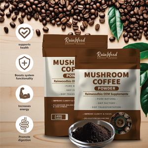 مسحوق مستخلص قهوة فطر رينوود 10 في <span class=keywords><strong>1</strong></span>، مكمل عضوي بتقنية OEM، مزيج مسحوق مستخلص عرف الأسد وريشي وشييتاكي - Product Image 5