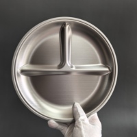 Ensemble d'alimentation pour bébé en acier inoxydable 304 avec assiette à ventouse, bol et boîte, résistant à la chaleur, durable, sans BPA, vaisselle pour enfants