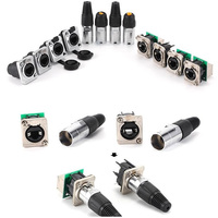 Conector RJ45 DIN Macho/Hembra Ethernet Profinet Cat 5e/Cat 6 10A IP55 Impermeable Industrial, Adaptador de Montaje en Panel de Pared