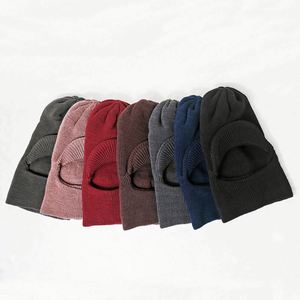 Gorro de Invierno de Alta Calidad para Exteriores con Calentador de Cuello, Capucha Cálida de un Solo Orificio, Orejeras, Máscara Facial, Pasamontañas 100% Poliéster Transpirable - Product Image 1