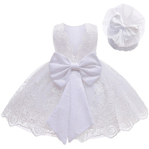 Robe de princesse en dentelle patchwork avec nœud, dos nu, brodée et moelleuse, pour carnaval, fête d'anniversaire, spectacle - Product Image 3