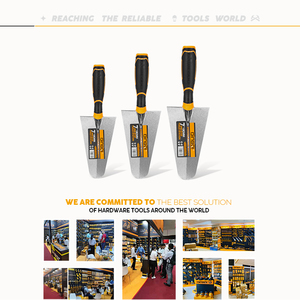 Espátula <span class=keywords><strong>de</strong></span> Albañilería DingQi <span class=keywords><strong>de</strong></span> 7/8/9 Pulgadas (180/200/225 mm) <span class=keywords><strong>de</strong></span> Acero Inoxidable con Mango <span class=keywords><strong>de</strong></span> TPR+PVC para Construcción, Mampostería y Enlucido - Product Image 4