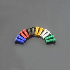 Nouvelles capuchons de rayons colorés pour VTT, couvre-roues métalliques 14 mm, pièces de mise à niveau - Product Image 1