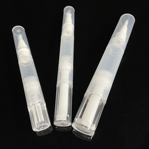 Aplicador de Gloss Labial Plástico Redondo Vazio de 2ml 4ml 6ml com Caneta de Clareamento Dental - Product Image 6