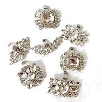 Vente directe d'usine, breloques détachables pour chaussures, clips pour chaussures, accessoires pour chaussures, ornements décoratifs en strass