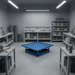 Standard Accuracy Multi-Voltage Vibrating <b>Tables</b> for Concrete <b>Cubes</b> & Molds (50cm/80cm/100cm) US Origin 1-Year Warranty - Product Image 3