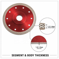 Disque diamanté OEM en maille losange pour la découpe du quartz et de l'onyx, outil à lame ultra-fine pour l'atelier de marbre, kits en boîte, direct usine