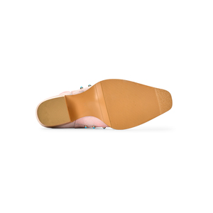 <span class=keywords><strong>Stivali</strong></span> da Cowgirl WETKISS OEM con Strass Blu, <span class=keywords><strong>Tacco</strong></span> Alto, Altezza al Ginocchio, <span class=keywords><strong>Stivali</strong></span> Metallici Rosa con Frange - Product Image 6