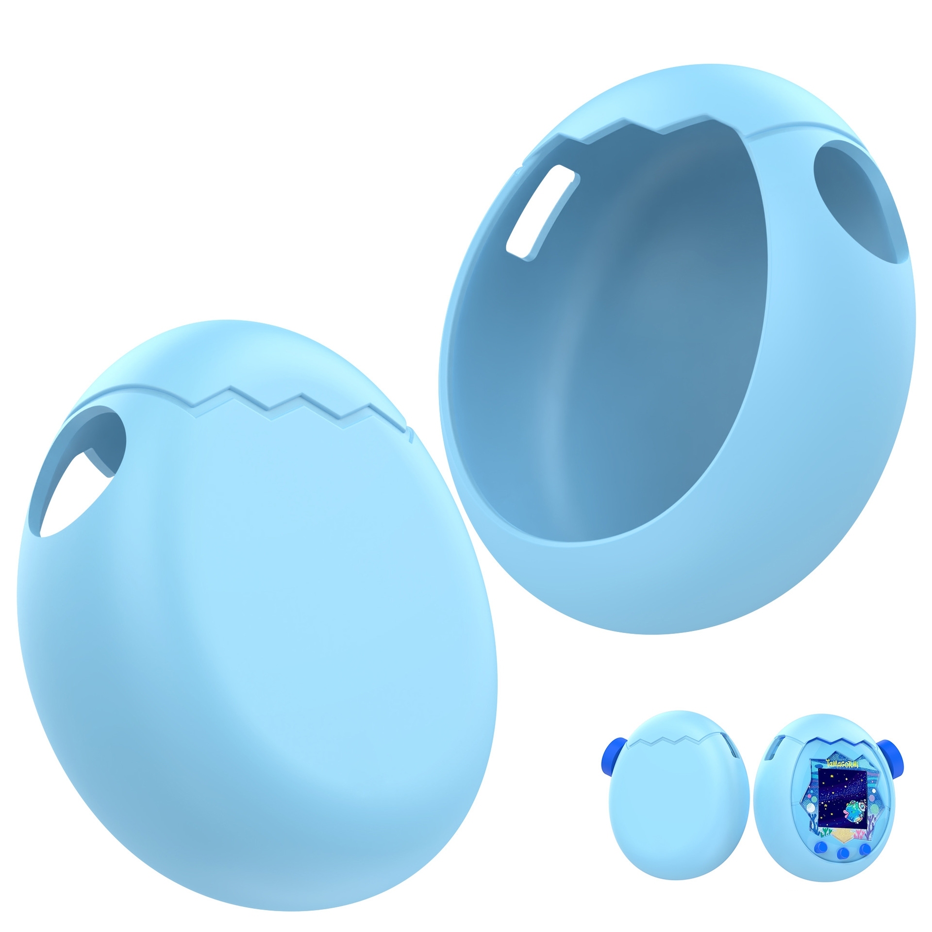 Style plat bleu