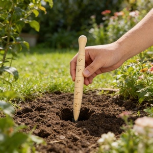Matériel de jardinage Outils de jardin Accessoires Pique à semis en bois pour plantes ou jardin <span class=keywords><strong>Planteur</strong></span> de graines en pin Pique de jardin en bois - Product Image 5