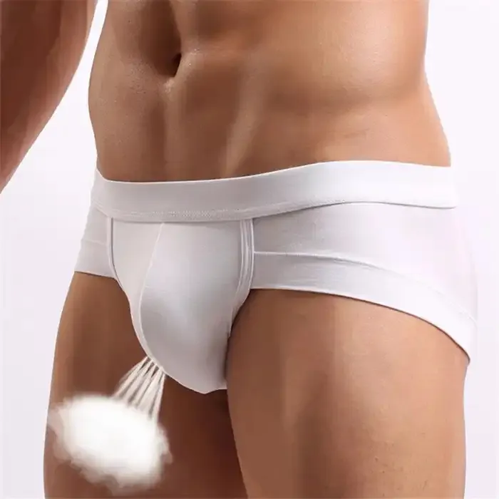 Custom celana dalam elastis pria, bawahan spandeks pinggang rendah gaya seksi