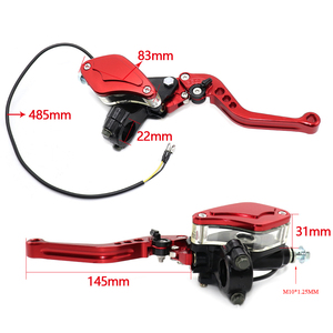 Poignée de course de moto universelle réglable <span class=keywords><strong>pompe</strong></span> de frein <span class=keywords><strong>hydraulique</strong></span> embrayage <span class=keywords><strong>levier</strong></span> d'embrayage de frein de moto - Product Image 3