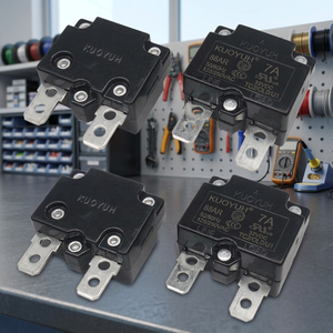 สวิตช์รีเซ็ตอัตโนมัติ MCB 5A 10A 15A ตัวป้องกันกระแสเกิน 230V 4.5kA ความสามารถในการตัดวงจร KUOYUH 88AR-15A สำหรับเด็ก - Product Image 3