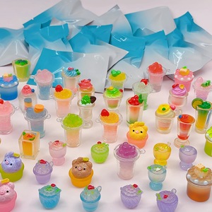 <span class=keywords><strong>Mini</strong></span> Vaso de Jugo Helado de Verano, Bolsa Sorpresa, Modelo de Bebida Luminosa en Miniatura, Adorno de Escritorio, Juguete de Moda - Product Image 6