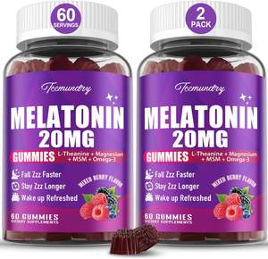 Gomitas de Melatonina Good Dream de Marca Privada OEM, Vitaminas para Dormir, para Hombres y Mujeres, Mejora la Memoria, Fruta Natural para Recién Nacidos - Product Image 1