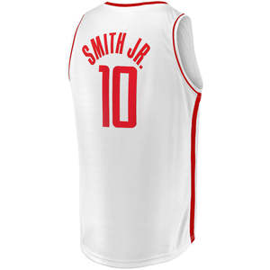 Houston #10 Jabari Smith Jr. Jersey basket ricamato camice traspirante loghi per edizione della città giovanile cucita - Product Image 3