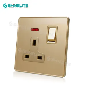 2024 Factory Direct Sales Switch Socket Shine Acrylic Outlet High Level Decoration Sockets and Switches