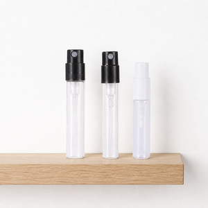 Bulk Empty Glass <b>Perfume</b> Tester <b>Bottle</b> 2ml 3ml <b>5ml</b> Portable Sample Spray Vial with Custom Color Cap and Pump - Product Image 1