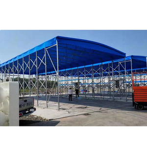 Estructura de acero de alta calidad plegable deslizante Push Pull <span class=keywords><strong>techo</strong></span> carpa marquesina para cancha deportiva bádminton estadio <span class=keywords><strong>techo</strong></span> carpa - Product Image 3