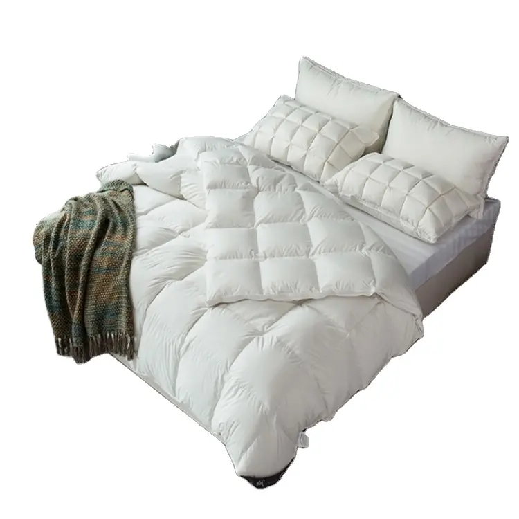 5 Star Goose Down Hotel Duvet Quilt Filling Duck Down Comforter Bedding Set