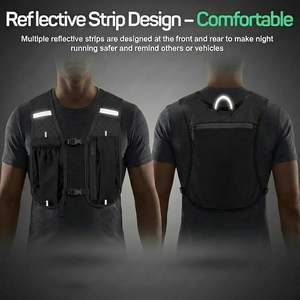 Chaleco Deportivo de Nailon Ligero e Impermeable para Ciclismo y Senderismo, con Porta Teléfono y Compartimento para Botella de Agua, para Deportes al Aire Libre - Product Image 6