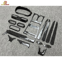 Kit de revêtements intérieurs en carbone forgé à sec (17 pièces) pour Lambo URUS 2018-2019, garnitures intérieures, pièces automobiles