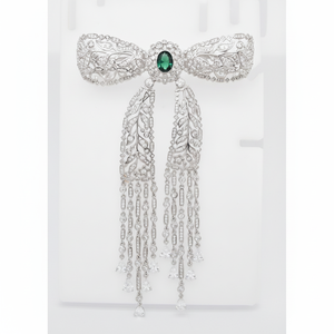 Bijoux fantaisie Broche de luxe en argent sterling 925 pour femme - Product Image 1