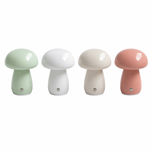 Lámpara de Mesa Recargable con Forma de Hongo, Mini Lámpara LED Inalámbrica con Interruptor Táctil, Luz Ambiental Decorativa para Comedor y Dormitorio - Product Image 6