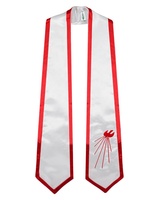 Robe de chœur d'église brodée mate en gros, vente chaude, robe et étole