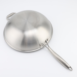 Poêle et <span class=keywords><strong>wok</strong></span> hybrides 28/30/32 cm avec couvercle de 30 cm, <span class=keywords><strong>en</strong></span> <span class=keywords><strong>acier</strong></span> <span class=keywords><strong>inoxydable</strong></span> nid d'abeille antiadhésif, batterie de cuisine avec couvercle <span class=keywords><strong>en</strong></span> verre - Product Image 6