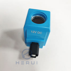 ขดลวดโซลินอยด์วาล์ว12V ขาแบน25/221054 25221054 25-221054สำหรับ JCB 3CX 4CX 5CX - Product Image 4