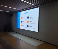 Pantalla LED de Alta Definición Fija para Interiores P2.5, para Salas de Conferencias y Uso en Ascensores, con Soporte de Animación