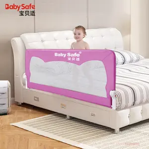 Berço ajustável e amigável, guardas cerca de segurança para cama do bebê