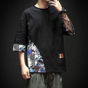 T-Shirt in Lino e Cotone a Mezza Manica <span class=keywords><strong>per</strong></span> Uomo, <span class=keywords><strong>Abbigliamento</strong></span> Harajuku, Maglietta Estiva Streetwear <span class=keywords><strong>Hip</strong></span> <span class=keywords><strong>Hop</strong></span> 5XL, Nuovi Arrivi 2023 - Product Image 4
