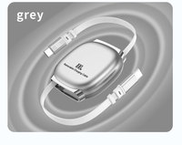 Kabel Data Tipe-C Portabel 100W yang Dapat Ditarik Ulang dengan Pengisian Cepat & Transfer Data untuk Perjalanan