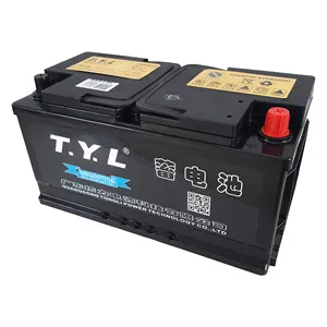 แบตเตอรี่รถยนต์12V88Ah ดองเกิลตะกั่วกรด MF ปิดผนึกความจุสูงแบตเตอรี่รถยนต์